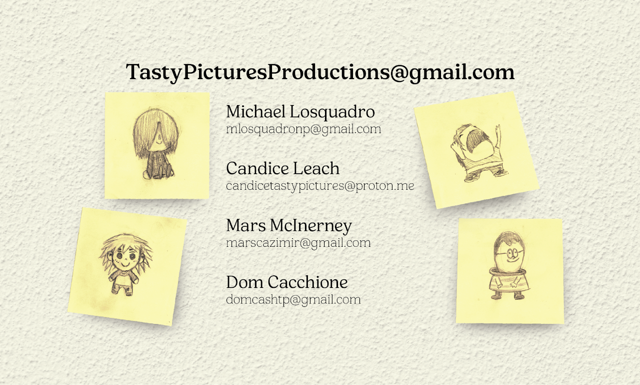 Tasty Pictures Business Card back